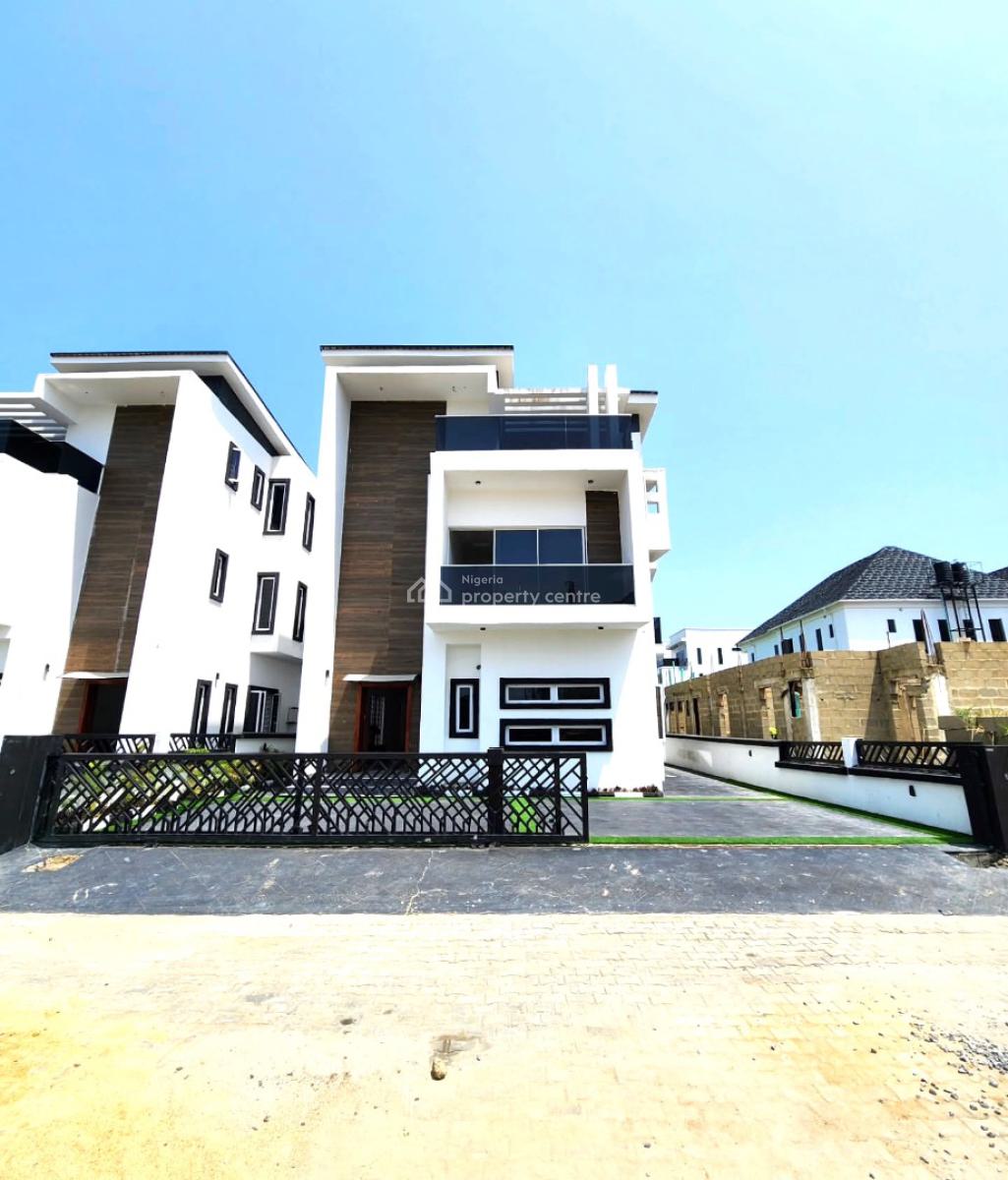 Executive 5bedrooms Detached Duplex with Swimming Pool and Rooftop, Chevron, Lekki, Lagos, Detached Duplex for Sale