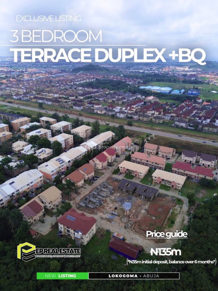 3 Bedroom Terrace, Lokogoma District, Abuja, Terraced Duplex for Sale