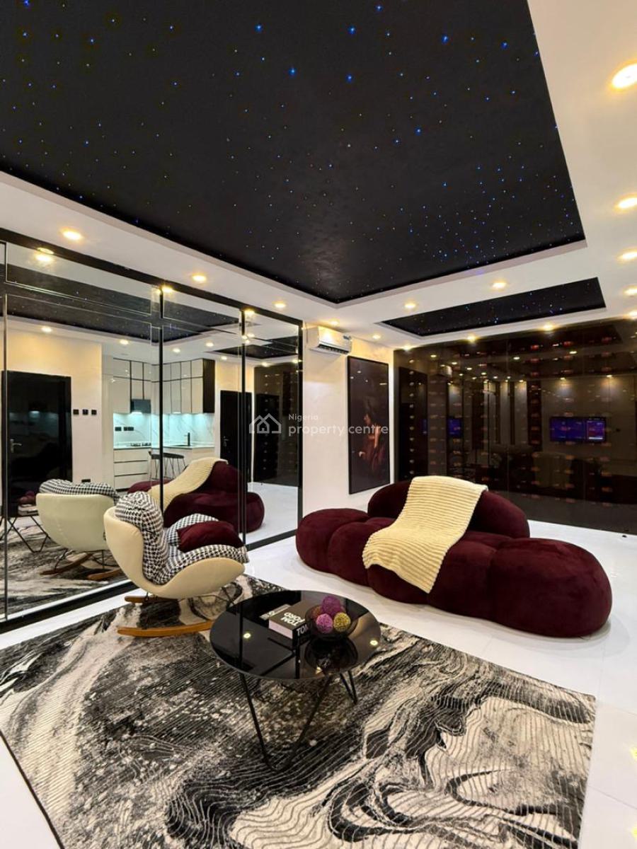 Deluxe 2 Bedroom Apartment with a Private Cinema with Bathtub, Osapa London, Osapa, Lekki, Lagos, Flat / Apartment Short Let