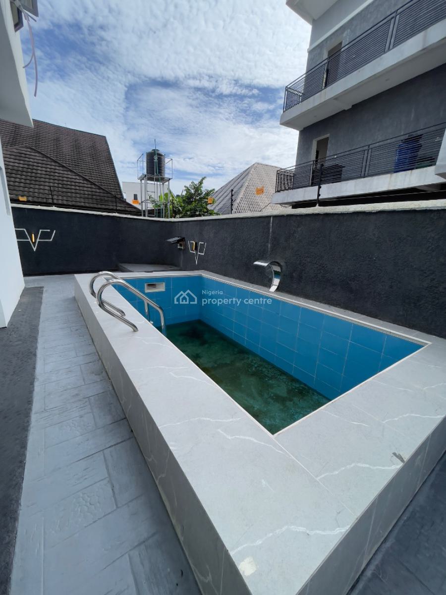 Luxury 5 Bedroom with 2 Large Living Room, Pool, Rooftop and Bq, Ajah, Lagos, Detached Duplex for Sale