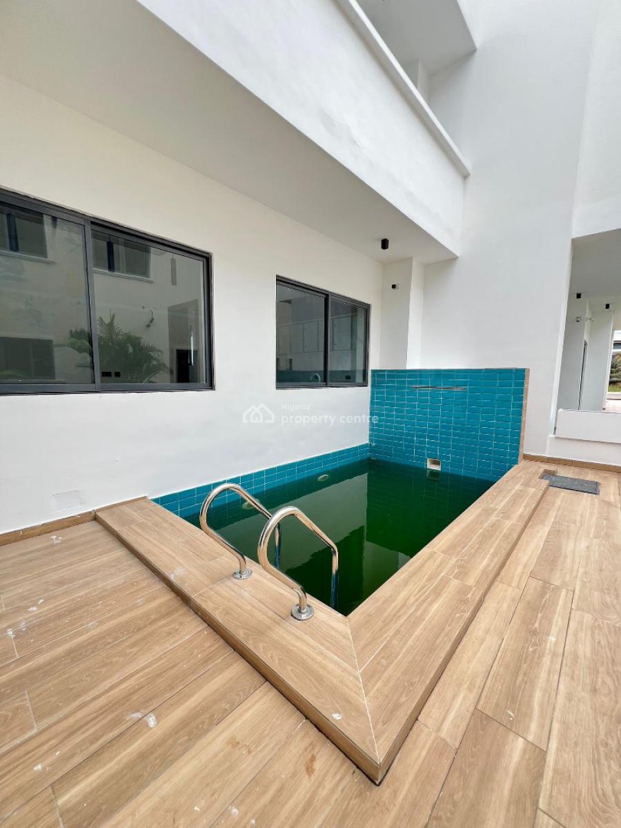 5 Bedroom Semi Detached Duplex with Swimming Pool, Cinema, Gym, Bq, Ikate, Lekki, Lagos, Semi-detached Duplex for Sale