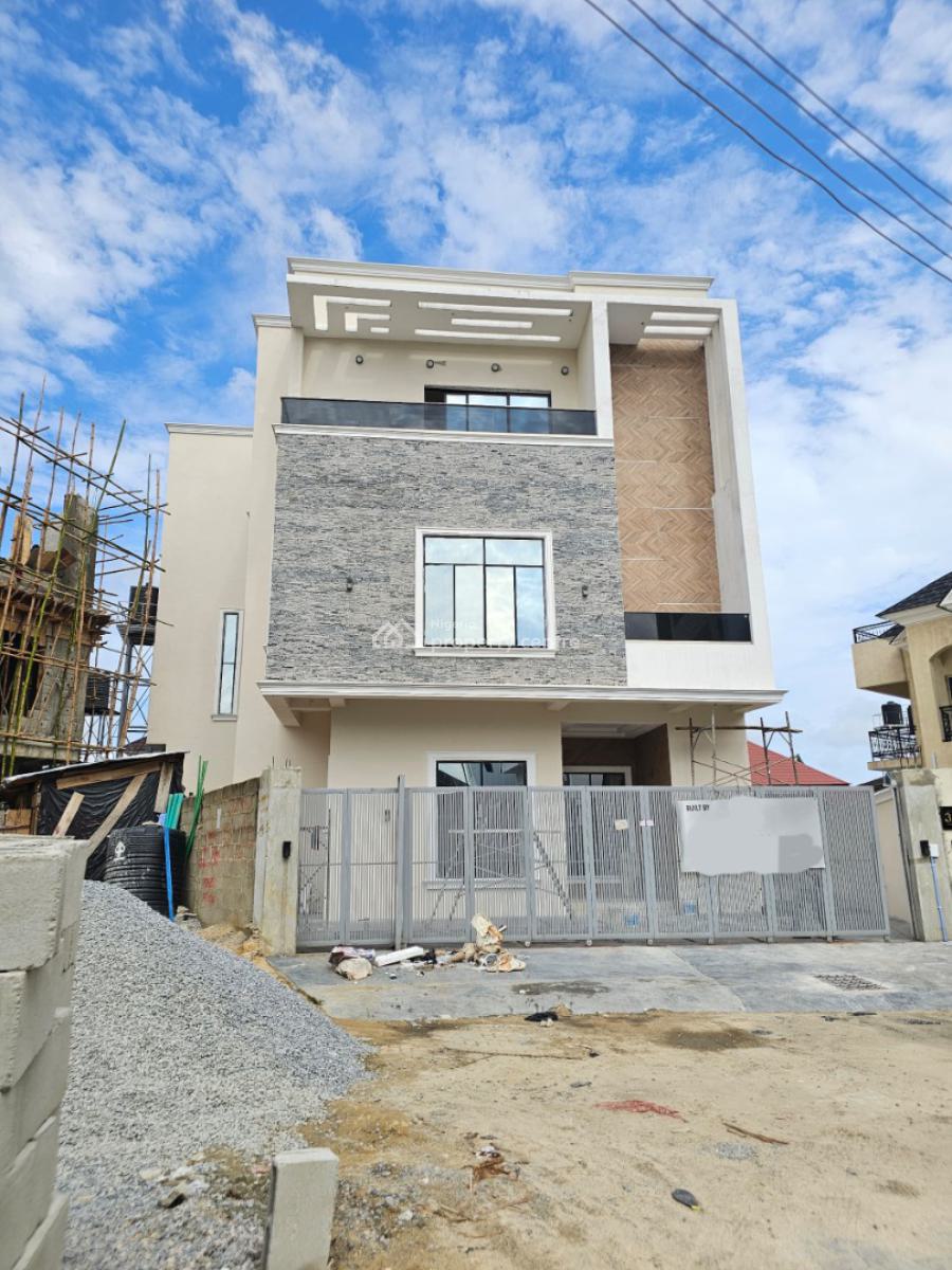 New 7 Bedrooms All Ensuite Duplex with Cinema, Pool and 24 Hours Power, Lekki Phase 1, Lekki, Lagos, Detached Duplex for Sale