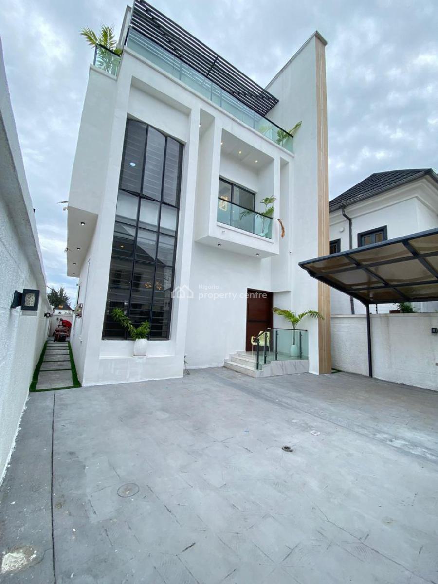 Tastefully Designed 4 Bedroom Fully Detached Duplex with Backyard Porch, Ikota, Lekki, Lagos, Detached Duplex for Sale