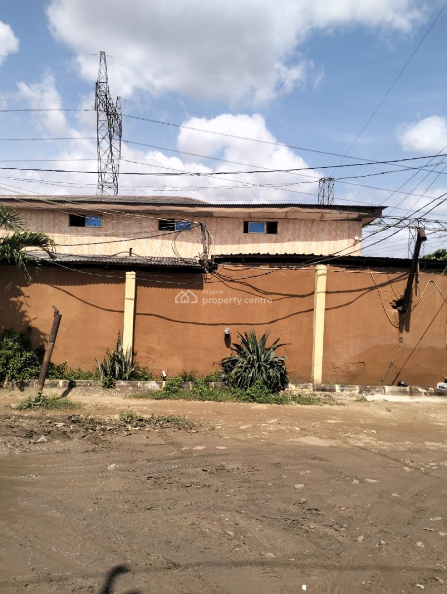 Commercial Hall/warehouse Off The Major Road, Off Atan Kekere Bus Stop Oluwaga, Ipaja, Lagos, Warehouse for Sale
