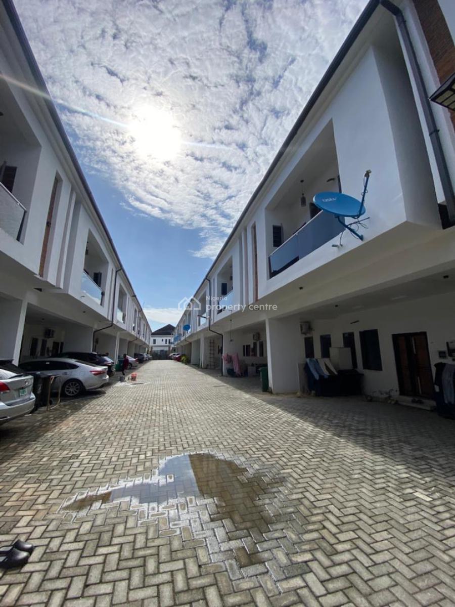 Serviced 4 Bedrooms Terraced Duplex + Pool, Harris Drive, Off Vgc Estate, Ikota, Lekki, Lagos, Terraced Duplex for Rent