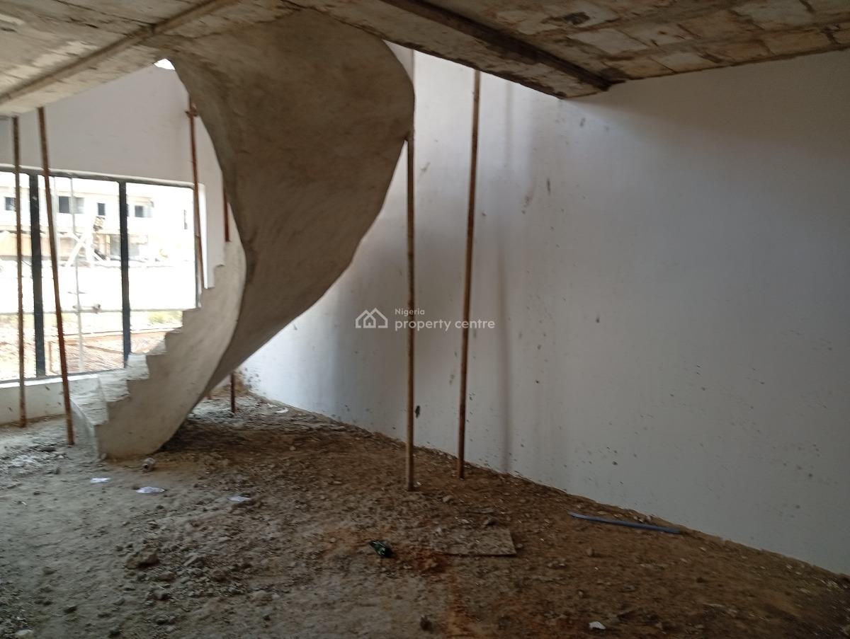 Newly Built Semi-finished 4 Bedroom Terrace Duplex, Vgc,  Mega Chicken, Ikota, Lekki, Lagos, Terraced Duplex for Sale