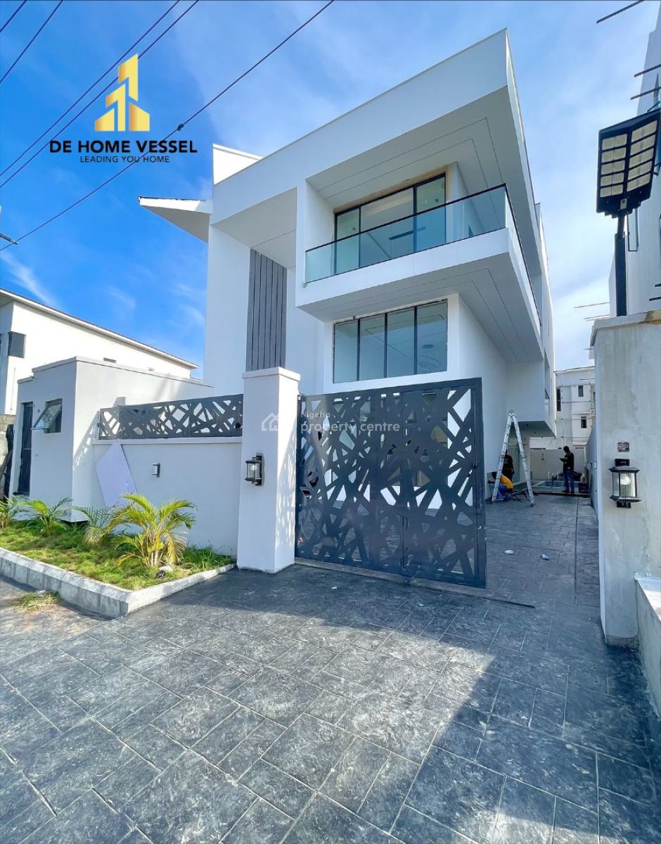 Exquisitely Carved 5 Bedroom Fully Detached with Cinema, Rooftop Terrace, Ikate, Lekki, Lagos, Detached Duplex for Sale