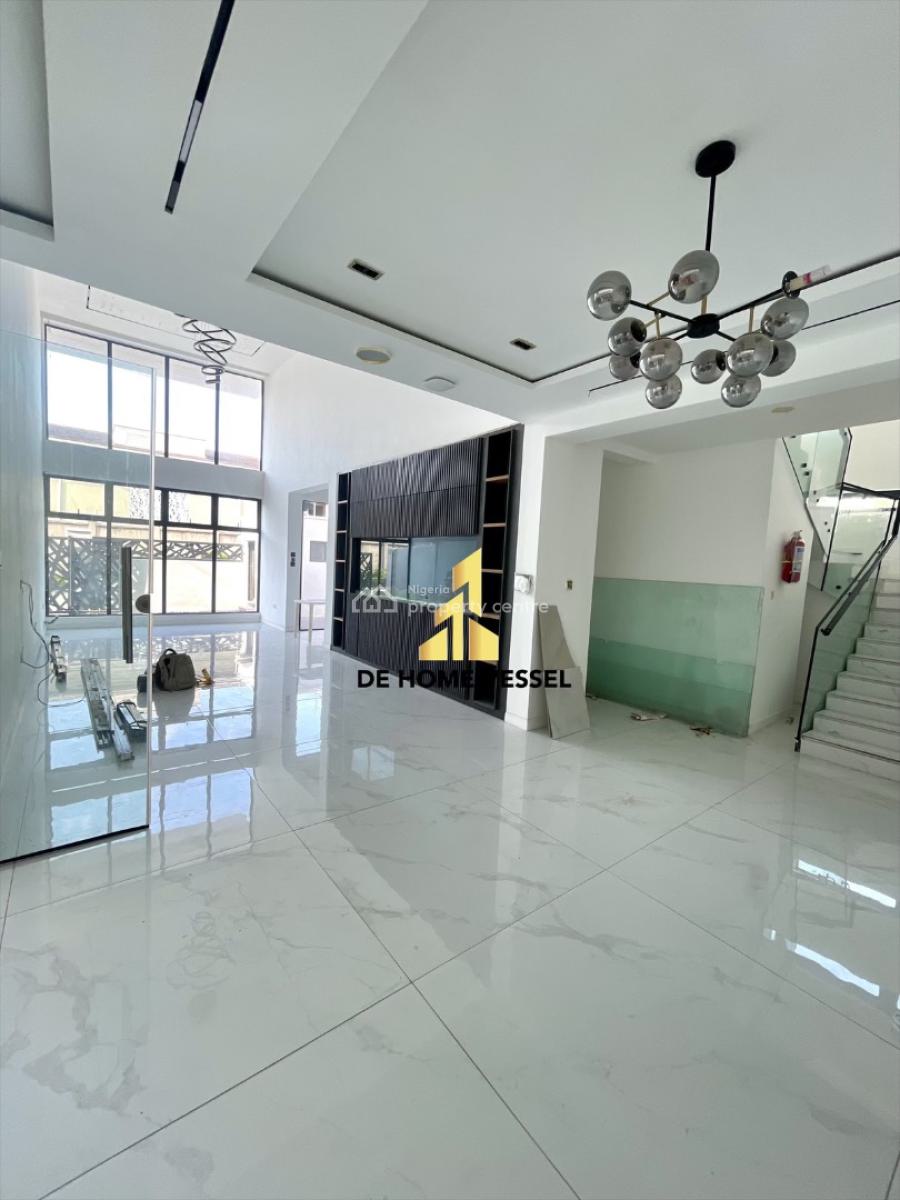 Exquisitely Carved 5 Bedroom Fully Detached with Cinema, Rooftop Terrace, Ikate, Lekki, Lagos, Detached Duplex for Sale