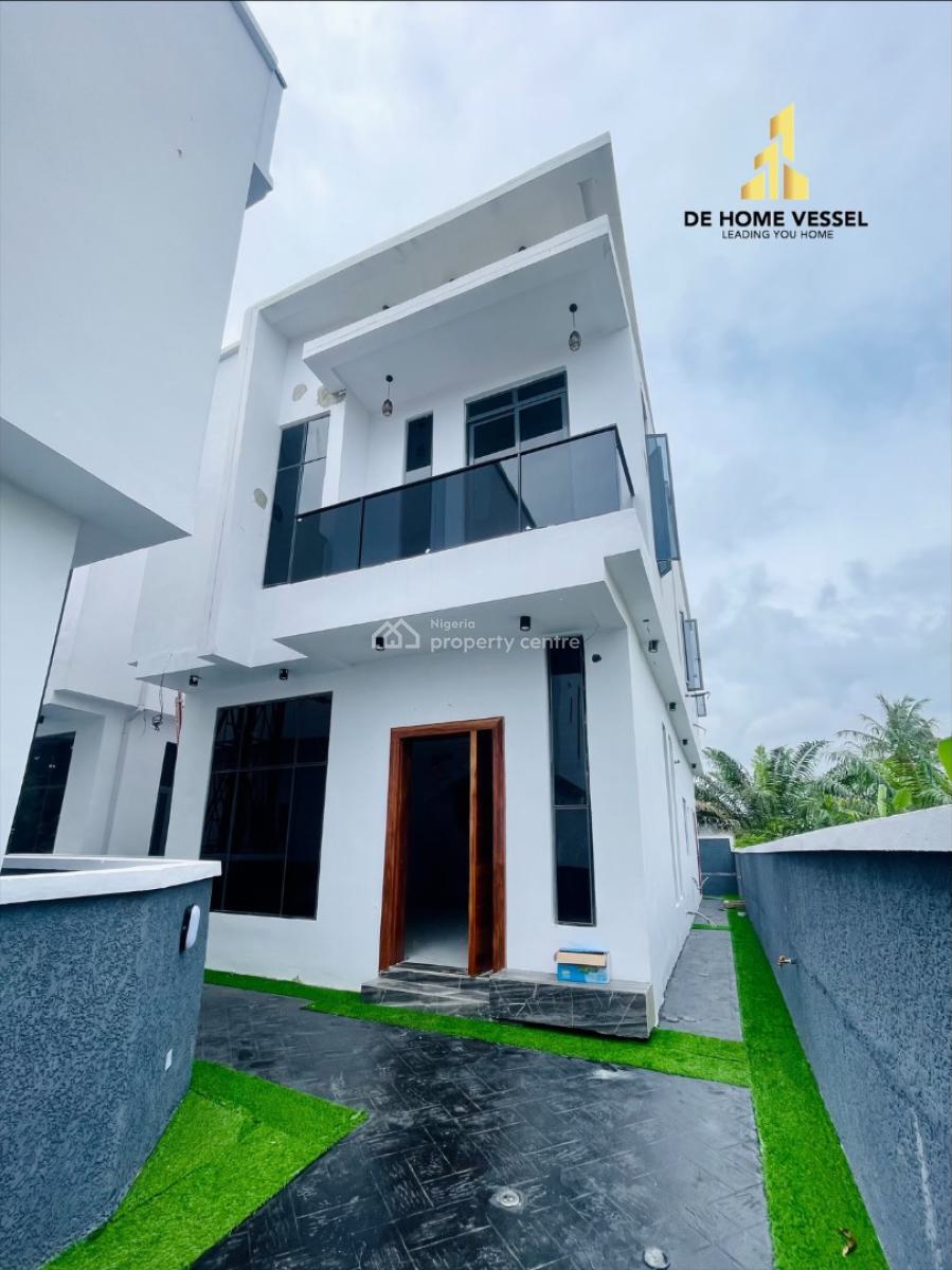 Gorgeously Finished 4 Bedroom Fully Detached Duplex with Bq, Ajah, Lagos, Detached Duplex for Sale