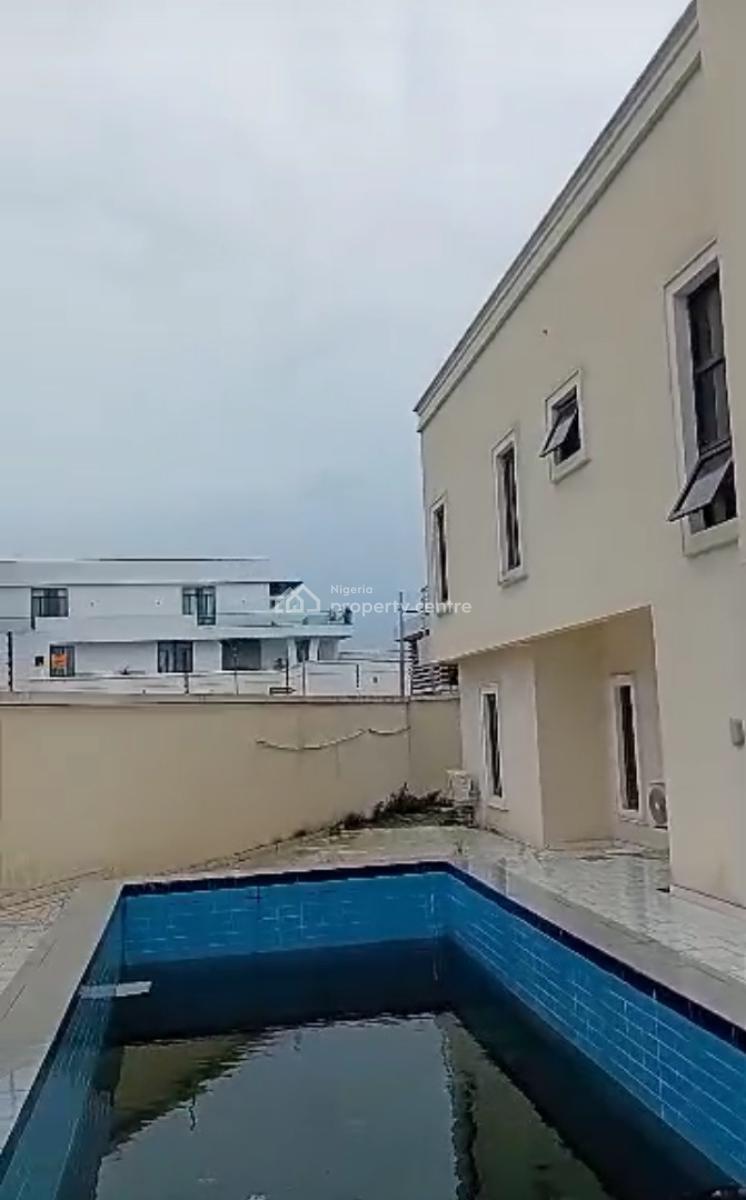 Five Bedrooms and a Bq  Ditched Duplex with a Swimming Pool., Hampton Lake Estate, Lekki, Lagos, Detached Duplex for Rent