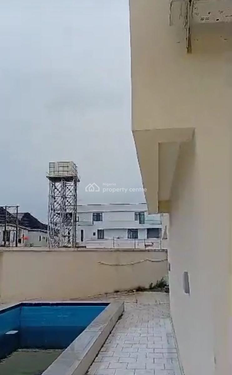 Five Bedrooms and a Bq  Ditched Duplex with a Swimming Pool., Hampton Lake Estate, Lekki, Lagos, Detached Duplex for Rent