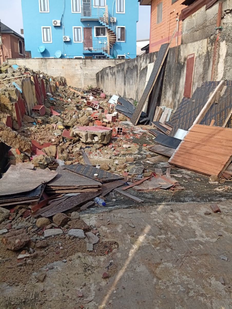550 Sqm Dry Land Fenced with Gate, Off Ayodele Okeowo Street, Soluyi, Gbagada, Lagos, Mixed-use Land for Sale