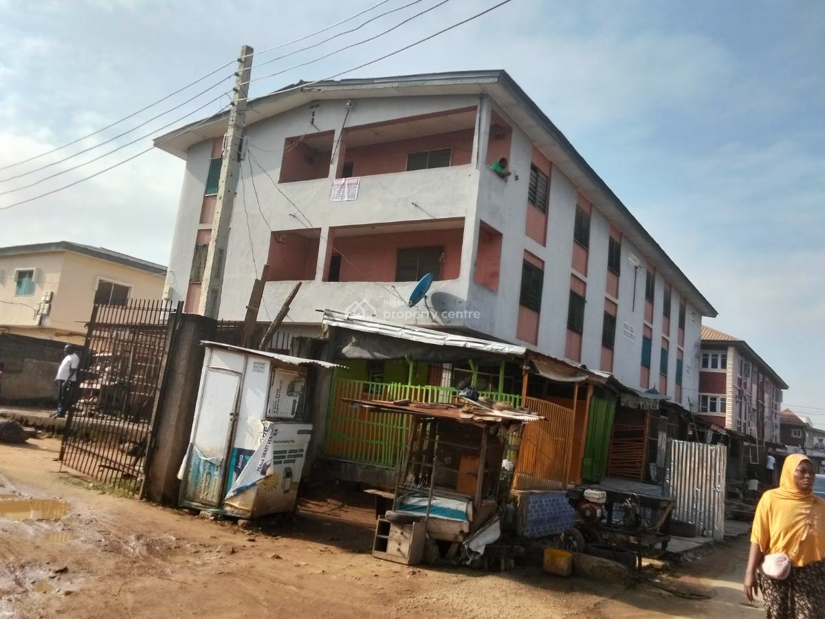 29 Single Rooms & 7 Shops, By Hotel Bus Stop, Ikotun, Lagos, House for Sale
