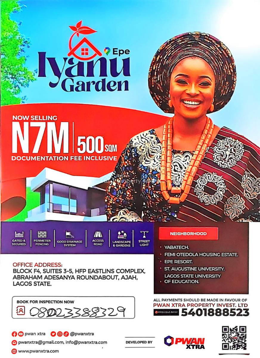 Dry Land Inside Estate, Ileayo Phase 2, Igbodu, Epe, Lagos, Residential Land for Sale