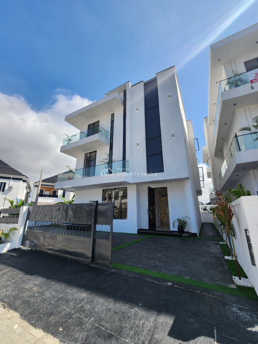Elegant 5 Bedroom Detached Duplex with a Bq & Pool, Chevron Toll Gate, Orchid Road, Lekki, Lagos, Detached Duplex for Sale