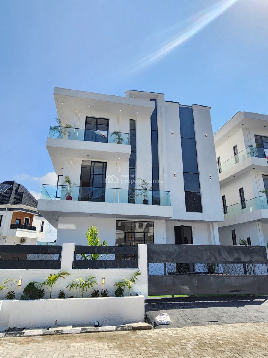 Elegant 5 Bedroom Detached Duplex with a Bq & Pool, Chevron Toll Gate, Orchid Road, Lekki, Lagos, Detached Duplex for Sale