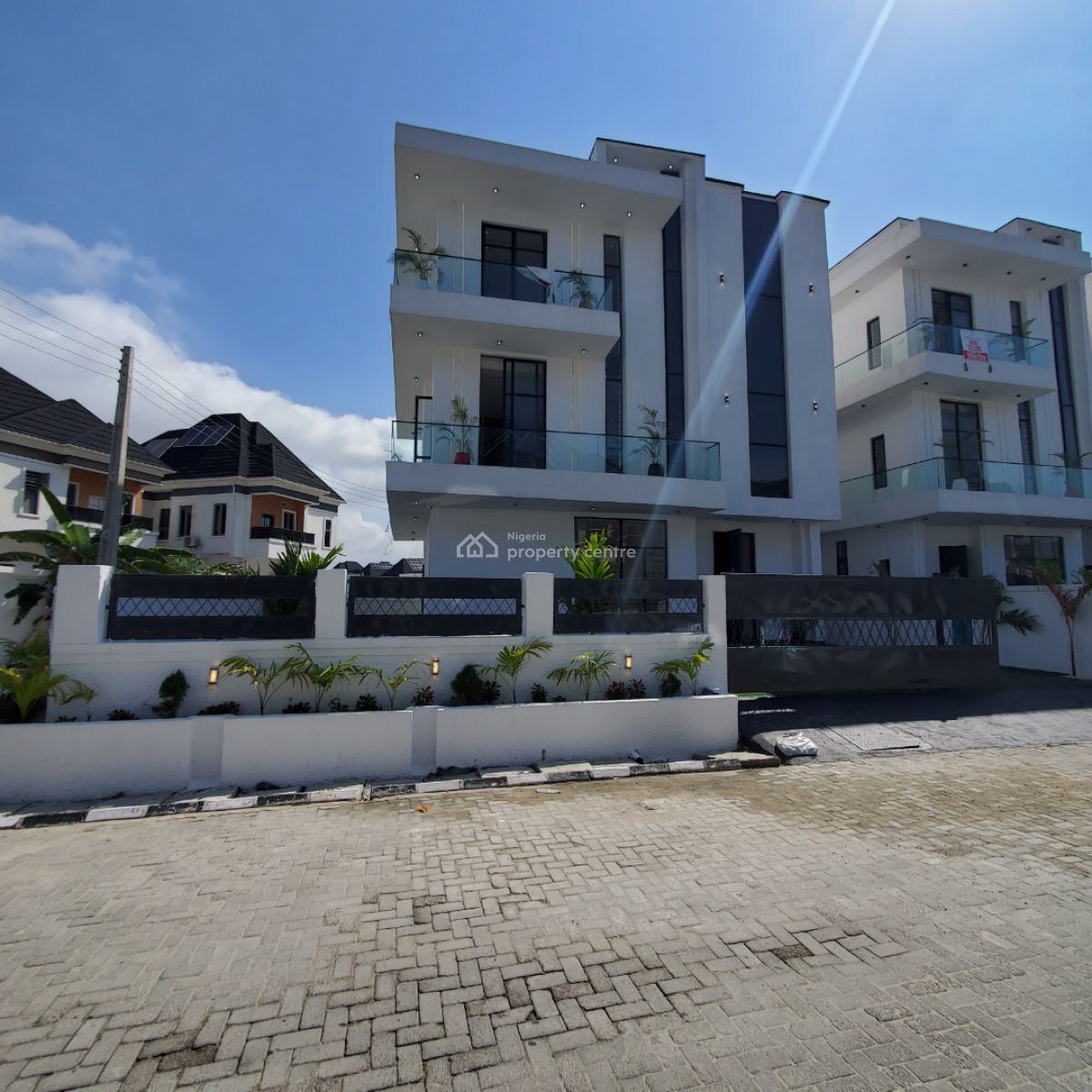 Luxurious 5 Bedroom Duplex with a Bq,pool, Orchid, Lekki, Lagos, House for Sale