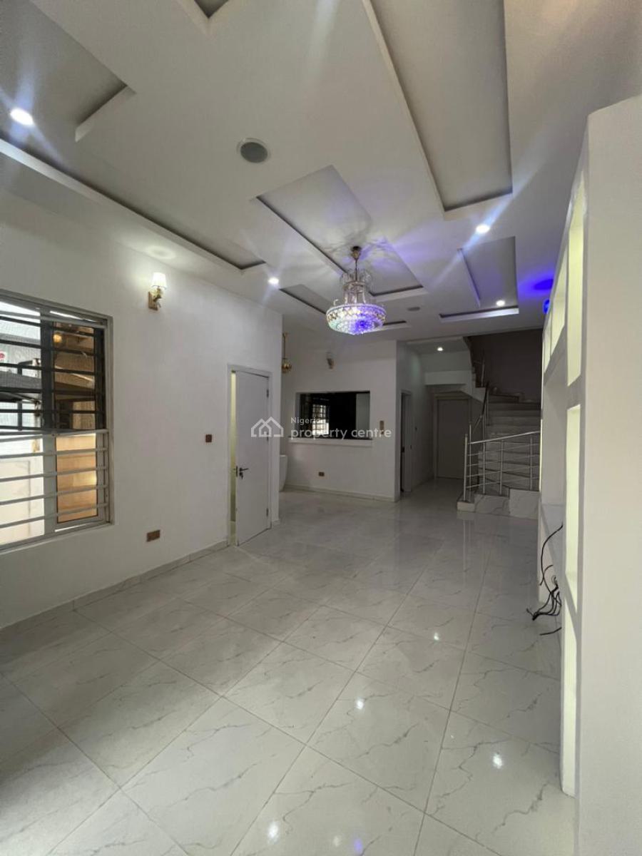 4 Bedroom Semi Detached Duplex with a Bq, Chevron, Lekki, Lagos, Semi-detached Duplex for Rent