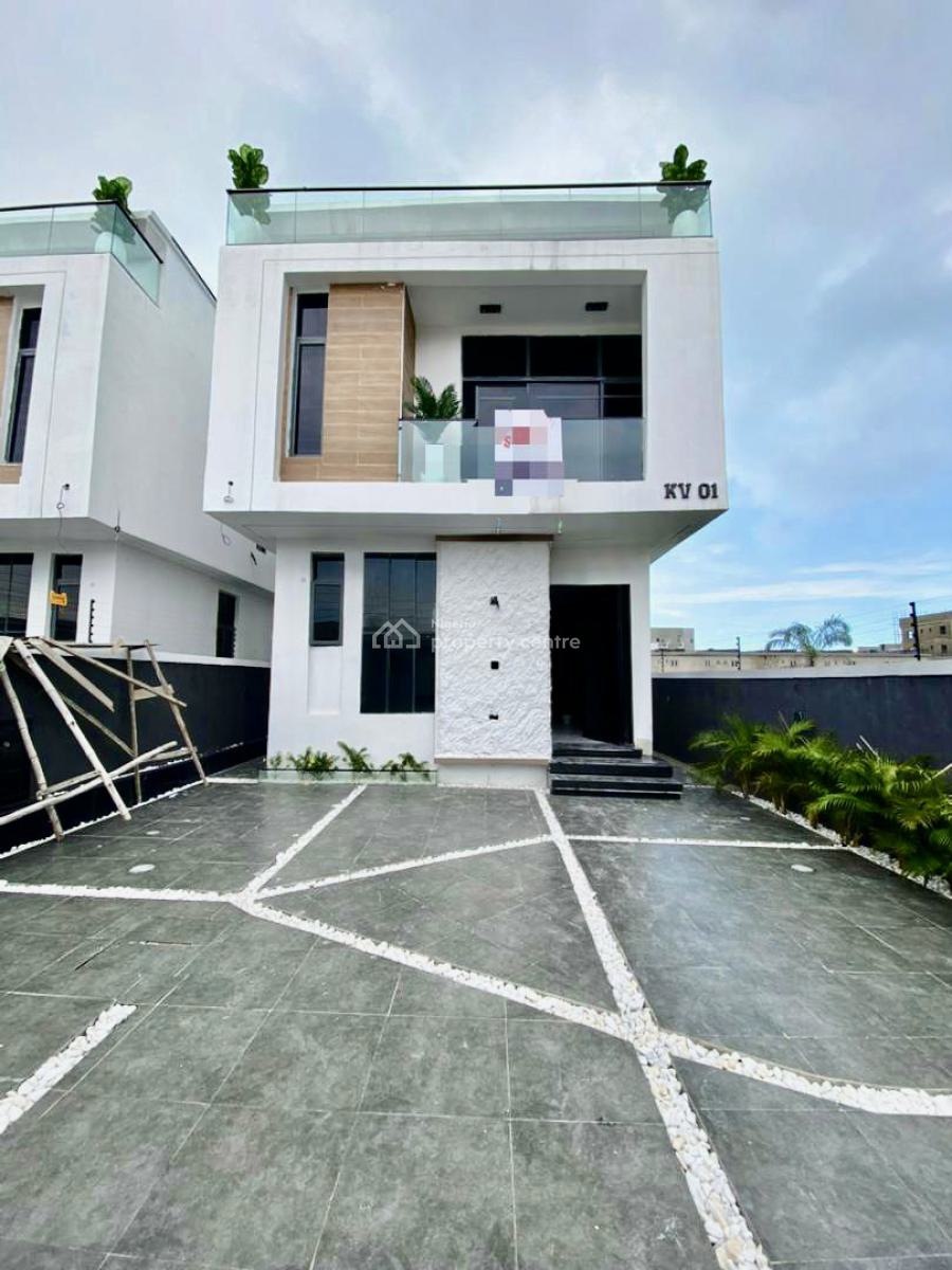 Contemporary 5 Bedroom Smart Luxury Home with Swimming Pool, Orchid, Lekki, Lagos, Detached Duplex for Sale