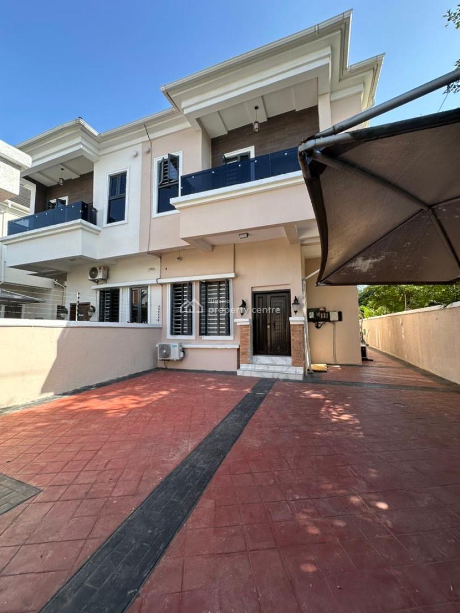 Furnished 4 Bedrooms Semi Detached Duplex with Bq., Lekki Conservation Centre, Orchid, Lekki, Lagos, Semi-detached Duplex for Rent