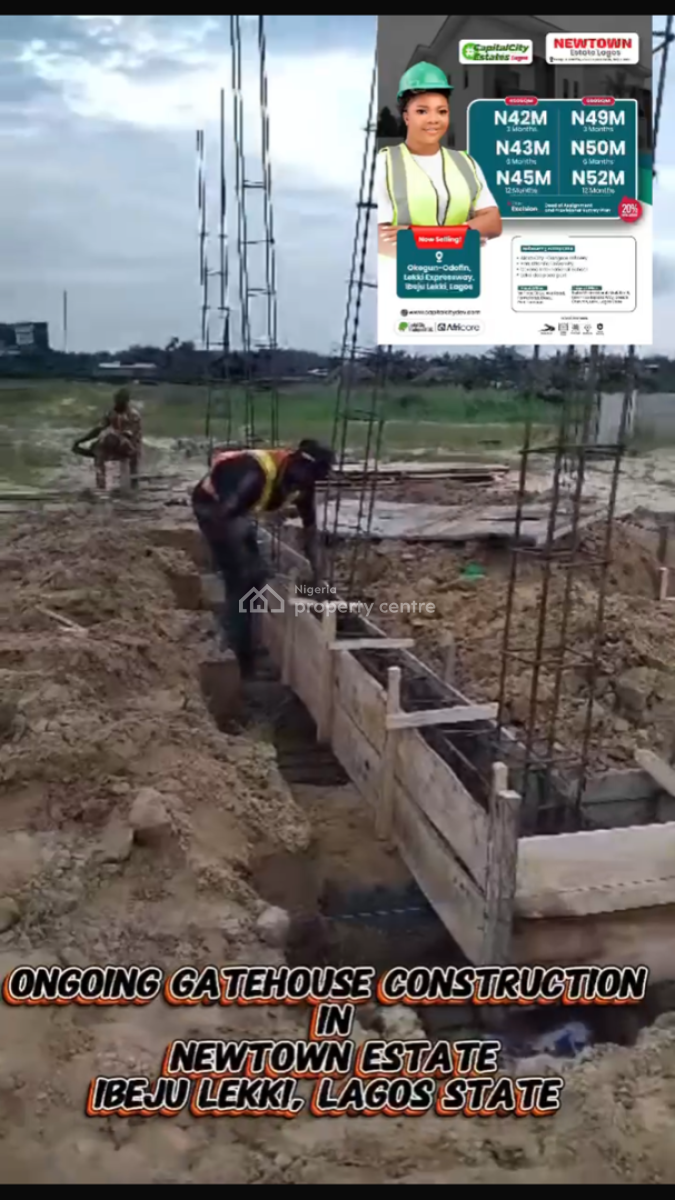 Plots of Land, Newtown Estate Okegun-odofin, Lekki-expressway, Ibeju Lekki, Lagos, Mixed-use Land for Sale