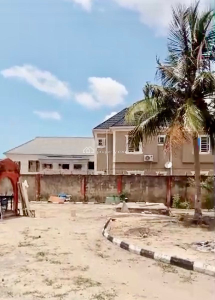 536sqm of Land Corner Piece with  Structure of 4 Bedroom Bungalow, By Goodnews Estate 1st Gate Entrance, Sangotedo, Ajah, Lagos, Land for Sale