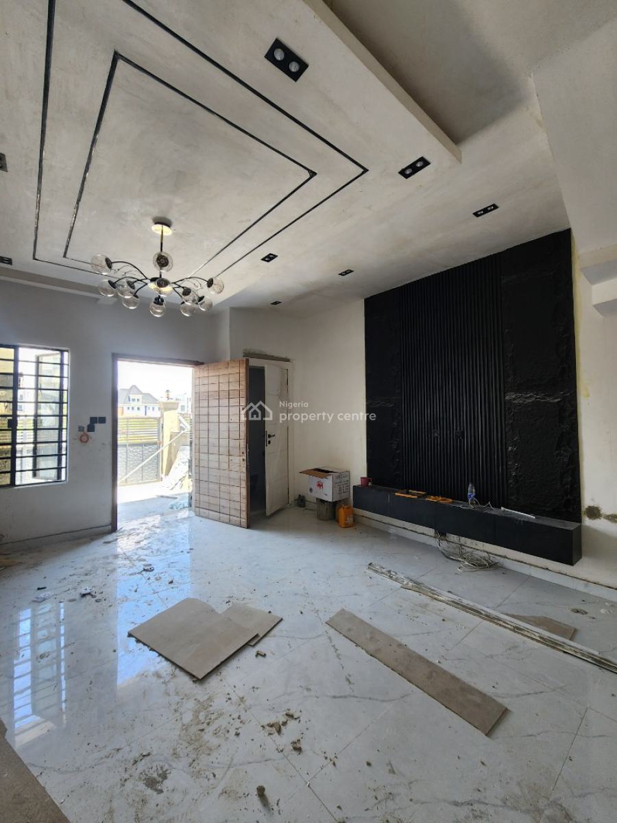 Nicely Built 4 Bedroom Semi Detached Duplex with Bq in a Secured Estate, Chevron Toll Gate, Orchid Road, Lekki, Lagos, Semi-detached Duplex for Sale