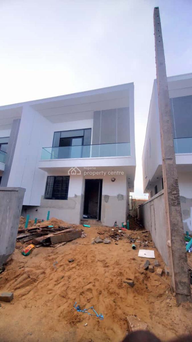 Elegant 4-bedroom Semi-detached Duplex with Bq, Palm City, Lekki, Lagos, Semi-detached Duplex for Sale