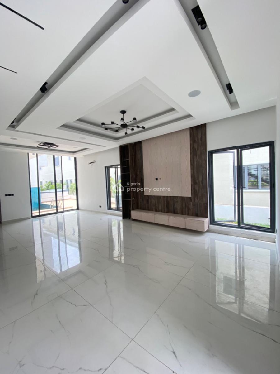 5 Bedroom Semi Detached Duplex with Bq, Pool, & Cinema, Ikate, Lekki, Lagos, Semi-detached Duplex for Sale