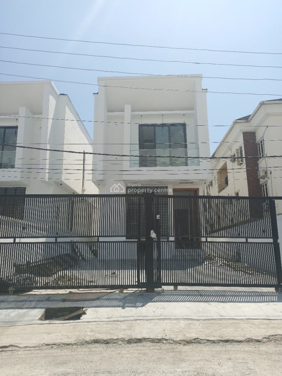 Newly Built 5bedroom Fully Detached Duplex with Bq, in a Well Secured Estate, Osapa, Lekki, Lagos, Detached Duplex for Sale