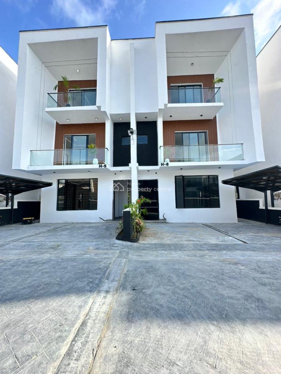 Nicely Built 4 Bedroom Semi Detached Duplex with Bq & Swimming Pool, Orchid, Lekki, Lagos, Semi-detached Duplex for Sale