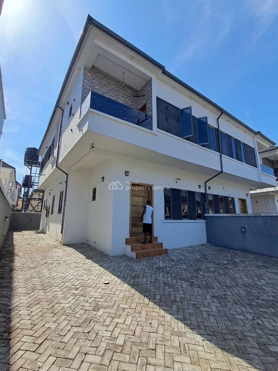 4-bedroom Semi-detached Duplex with Bq and Self Compound, Odado Estate Lekki, Lekki, Lagos, Semi-detached Duplex for Rent