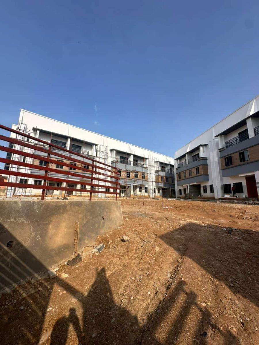 Brand New 4 Bedroom Terraced Duplex and Bq, Wuye, Abuja, Terraced Duplex for Sale