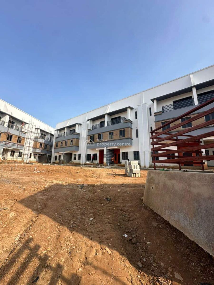 Brand New 4 Bedroom Terraced Duplex and Bq, Wuye, Abuja, Terraced Duplex for Sale