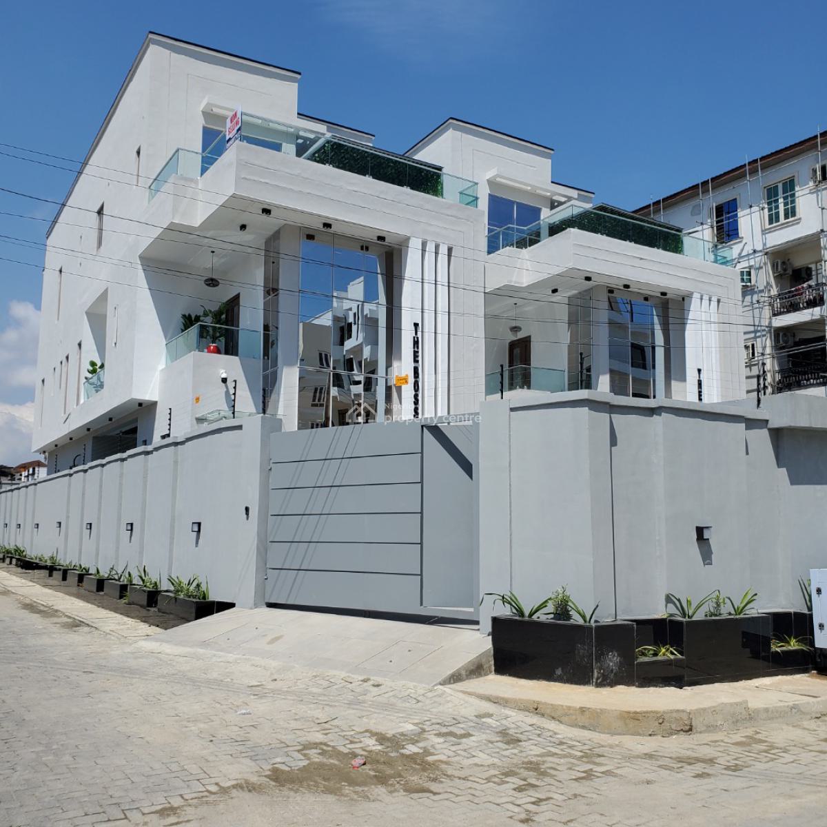 Exquisite 5 Bedroom Duplex with a Bq and Pool,cinema, Gym, Lekki Phase 1, Lekki, Lagos, House for Sale