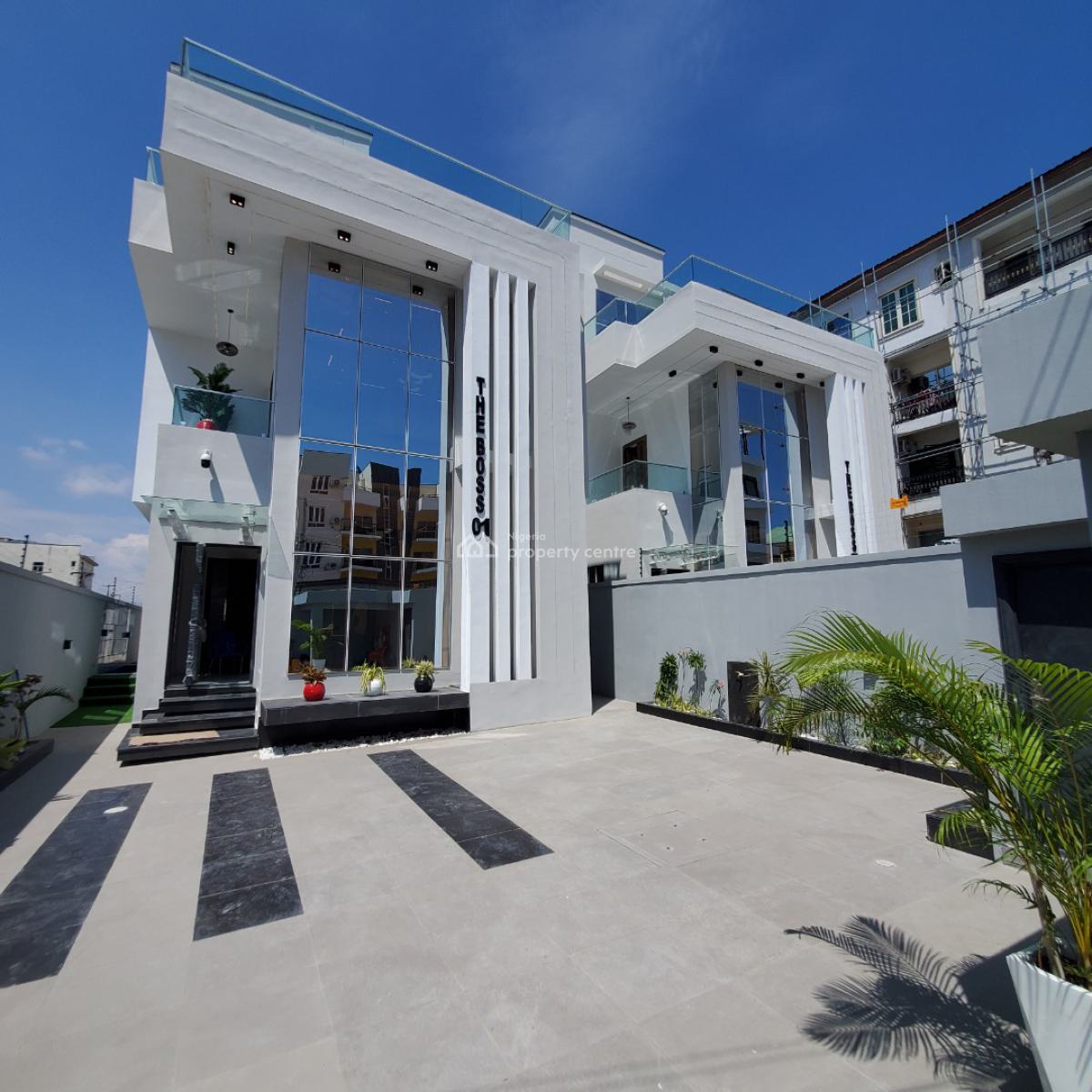 Exquisite 5 Bedroom Duplex with a Bq and Pool,cinema, Gym, Lekki Phase 1, Lekki, Lagos, House for Sale