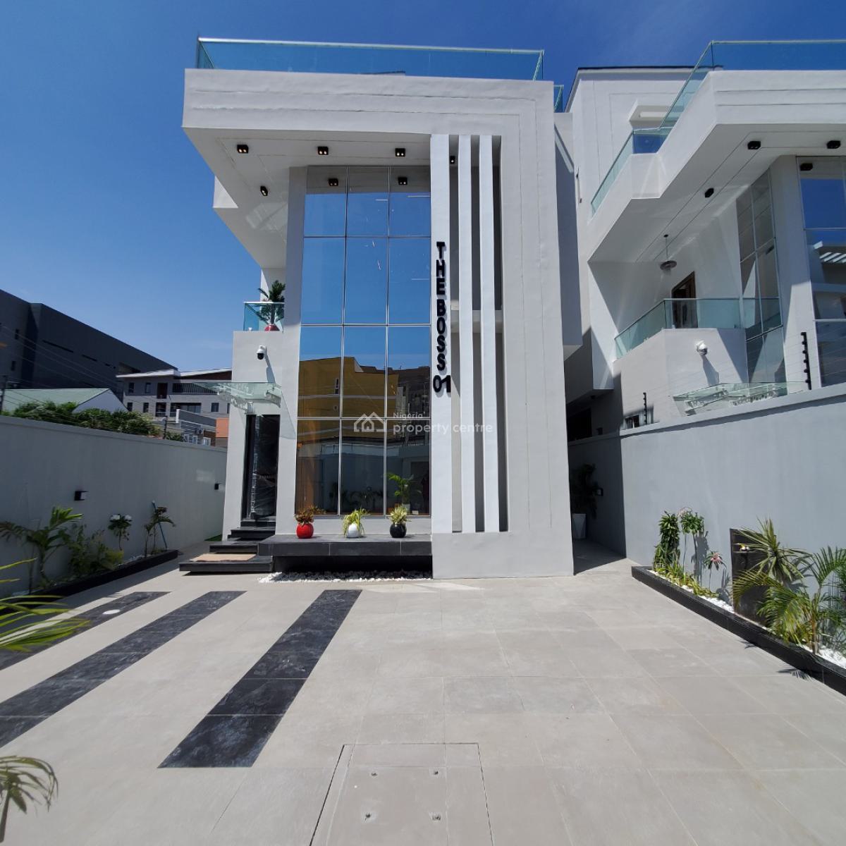 Exquisite 5 Bedroom Duplex with a Bq and Pool,cinema, Gym, Lekki Phase 1, Lekki, Lagos, House for Sale