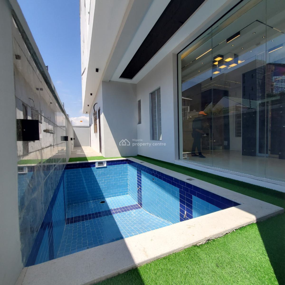 Exquisite 5 Bedroom Duplex with a Bq and Pool,cinema, Gym, Lekki Phase 1, Lekki, Lagos, House for Sale