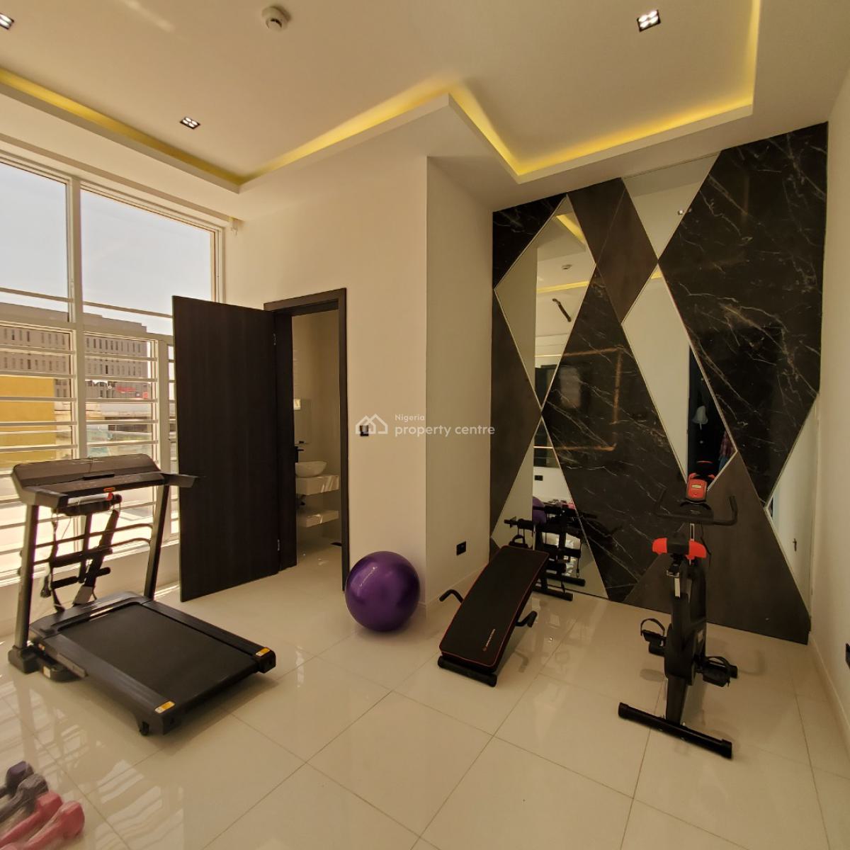 Exquisite 5 Bedroom Duplex with a Bq and Pool,cinema, Gym, Lekki Phase 1, Lekki, Lagos, House for Sale