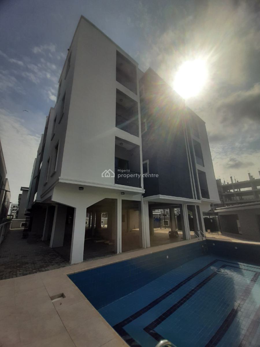 Newly Built and Serviced 2 Bedroom En-suite Flat with Fitted Open Kitchen, Lekki Phase 1, Lekki, Lagos, Flat / Apartment for Sale