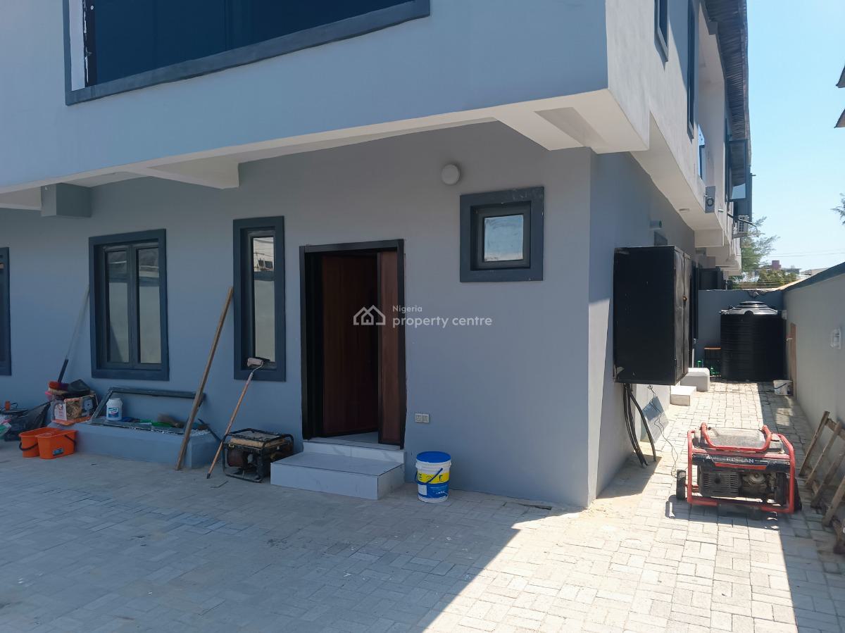Brand New 4 Bed + Bq Semidetached Duplex, Atlantic View Estate, Alpha Beach Road, New-road Bustop, Igbo Efon, Lekki, Lagos, Semi-detached Duplex for Sale