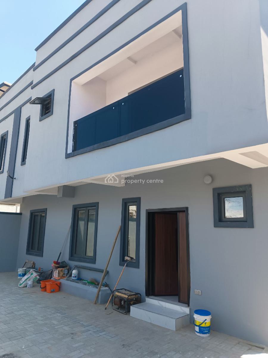 Brand New 4 Bed + Bq Semidetached Duplex, Atlantic View Estate, Alpha Beach Road, New-road Bustop, Igbo Efon, Lekki, Lagos, Semi-detached Duplex for Sale