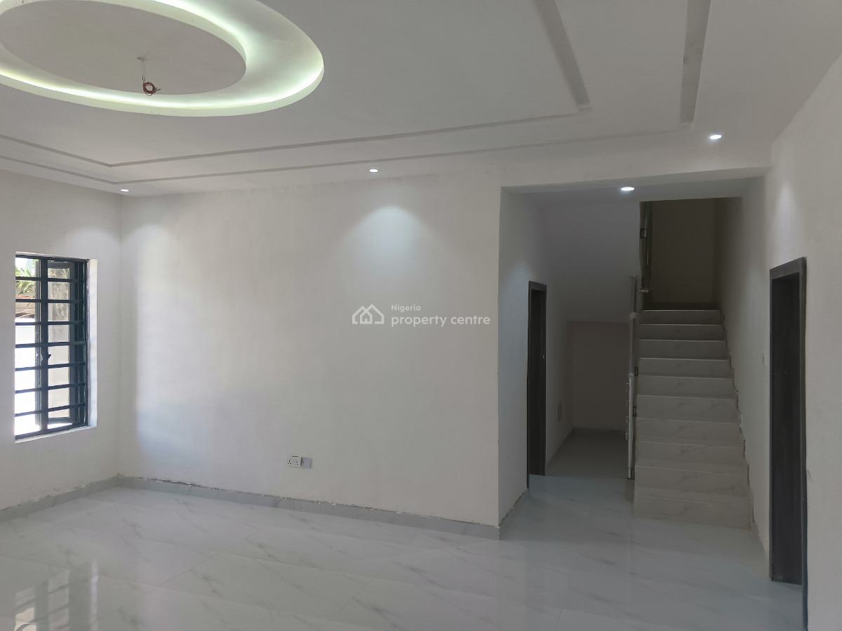 Brand New 4 Bed + Bq Semidetached Duplex, Atlantic View Estate, Alpha Beach Road, New-road Bustop, Igbo Efon, Lekki, Lagos, Semi-detached Duplex for Sale