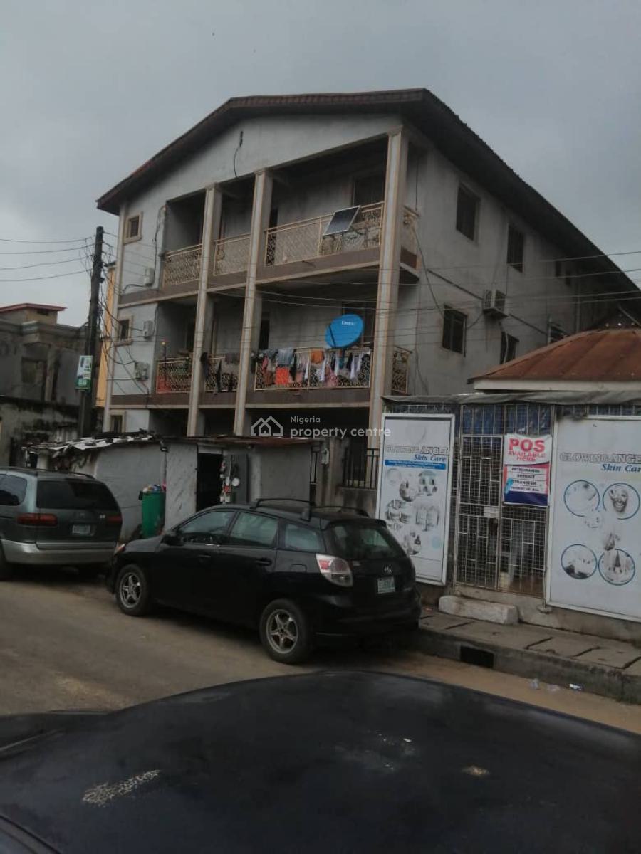 a 2 Storey Building in a Secured Environment, Alagomeji, Yaba, Lagos, Block of Flats for Sale