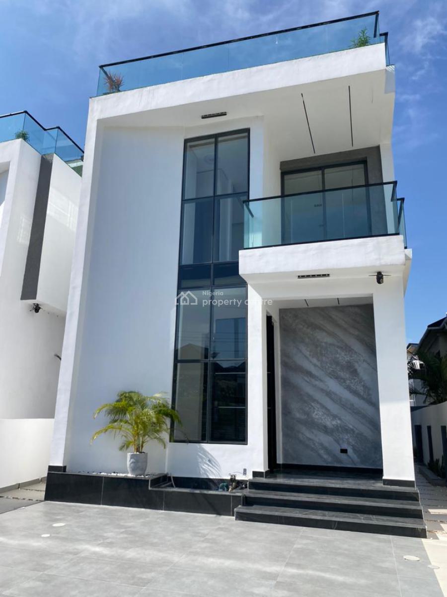 5 Bedrooms Fully-detached Duplex with Bq, Chevron, Lekki, Lagos, Detached Duplex for Sale