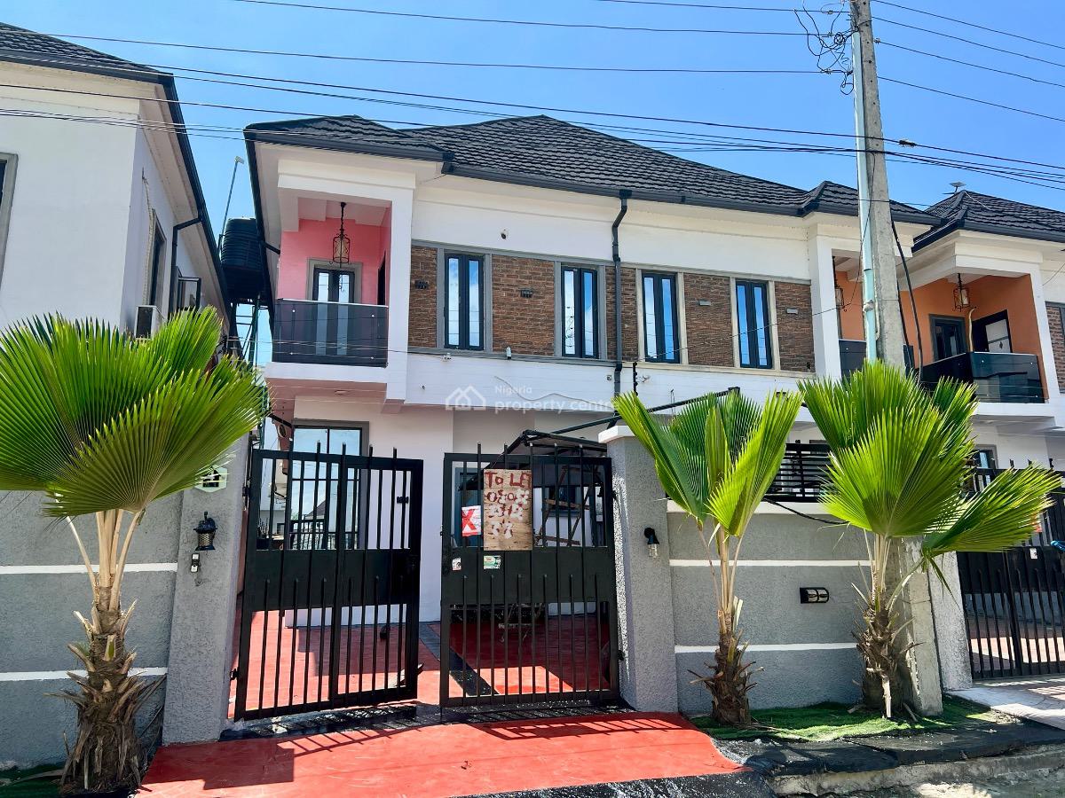 Lovely 4 Bedroom Duplex with Bq, Gra Behind Megachicken Restaurant, Ikota, Lekki, Lagos, Detached Duplex for Sale