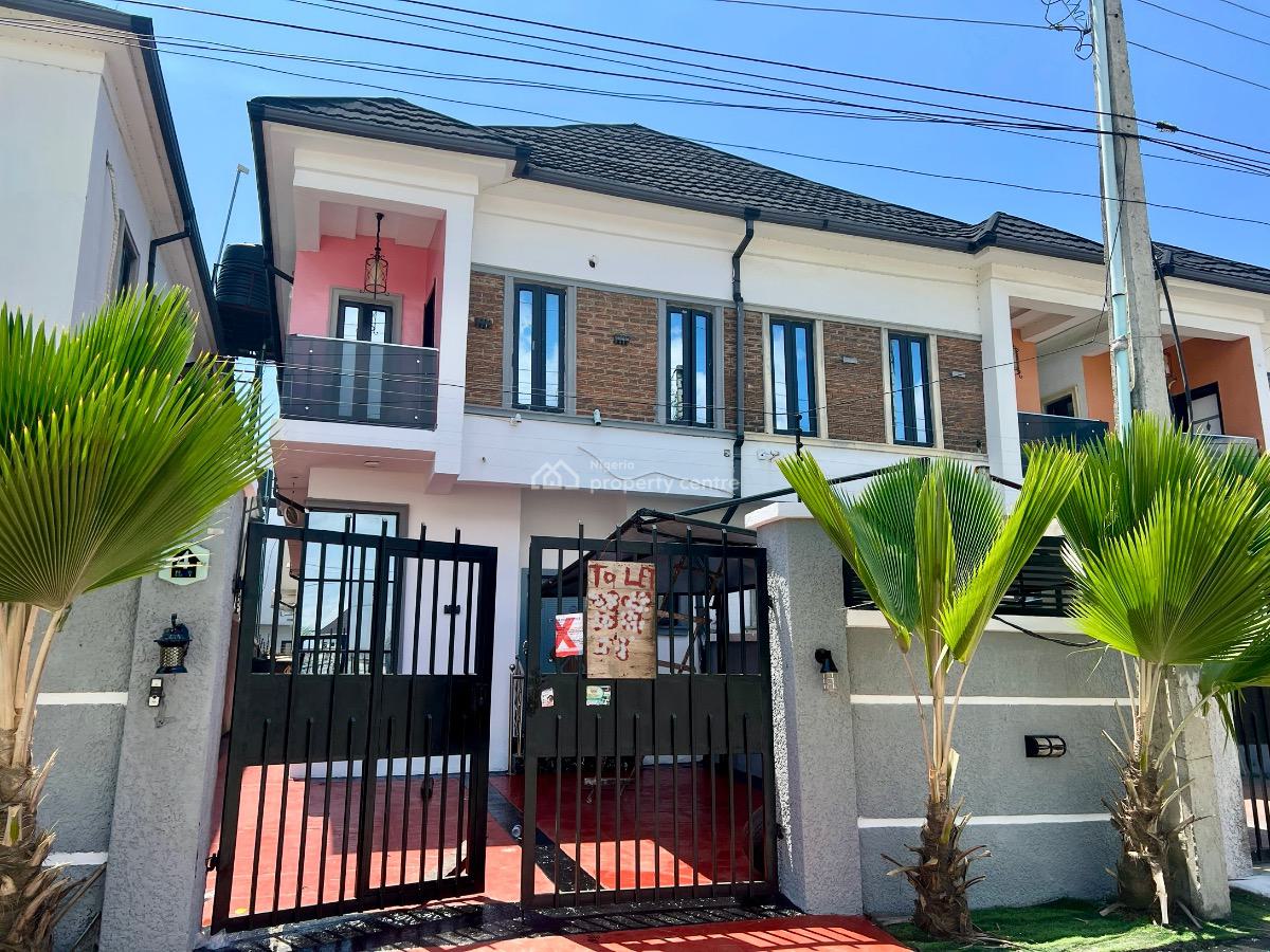 Lovely 4 Bedroom Duplex with Bq, Gra Behind Megachicken Restaurant, Ikota, Lekki, Lagos, Detached Duplex for Sale