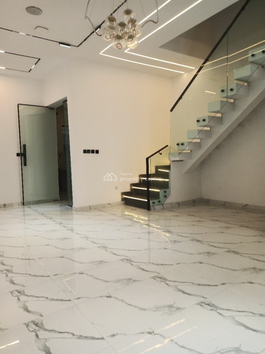 Newly Built 4 Bedroom Terrace Duplex with Bq, Osapa, Lekki, Lagos, Terraced Duplex for Sale