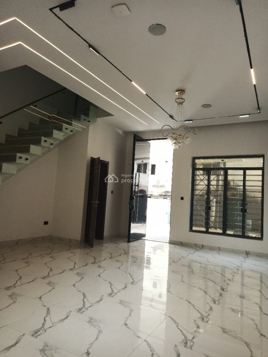 Newly Built 4 Bedroom Terrace Duplex with Bq, Osapa, Lekki, Lagos, Terraced Duplex for Sale