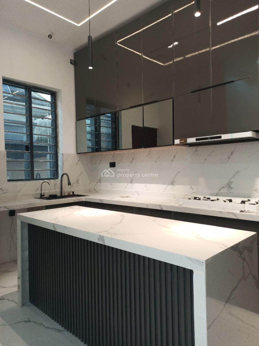 Newly Built 4 Bedroom Terrace Duplex with Bq, Osapa, Lekki, Lagos, Terraced Duplex for Sale